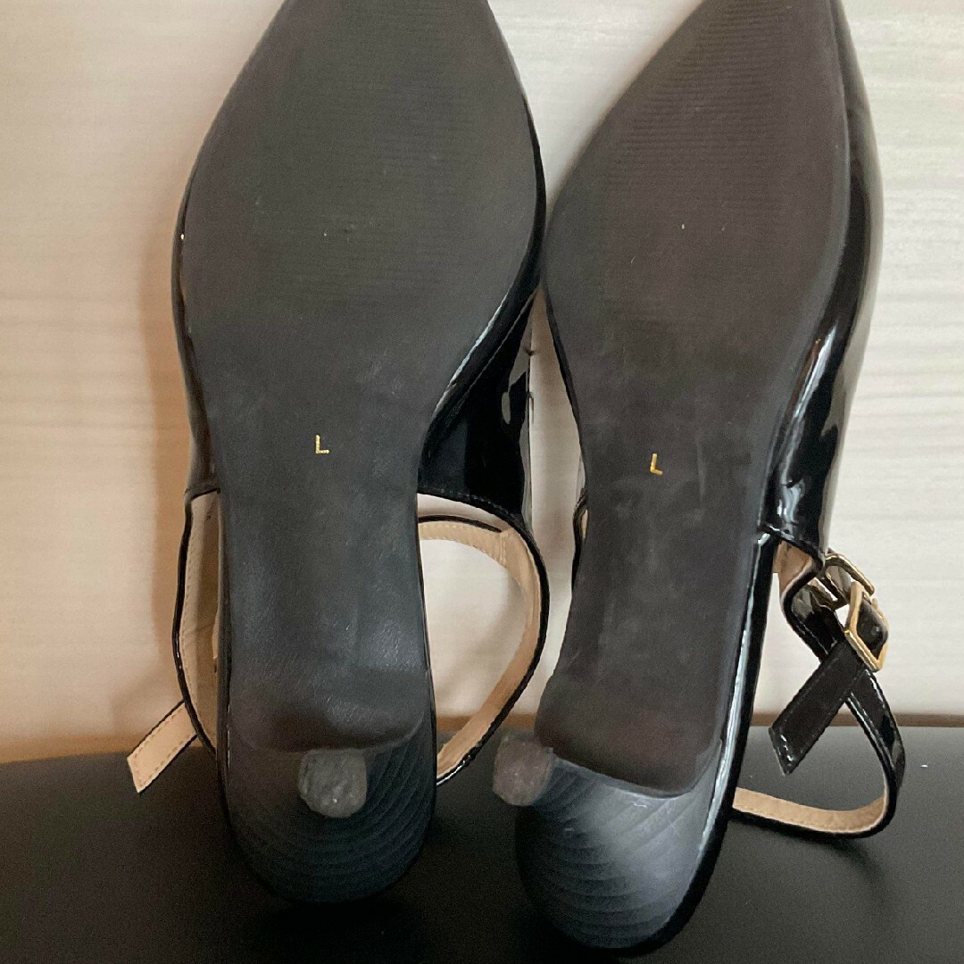 GU - 【超美品】GU ストラップバックベルトパンプス Lサイズの GU - 【超美品】GU ストラップバックベルトパンプス Lサイズの