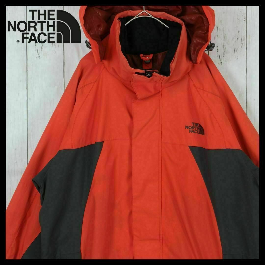 THE NORTH FACE(ザノースフェイス)の【希少】ノースフェイス ジャケット マウンテンパーカー フルジップ L 刺繍ロゴ メンズのジャケット/アウター(マウンテンパーカー)の商品写真