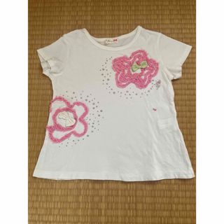 ニットプランナー(KP)のKPニットプランナー　トップス　お花　リボン　立体花　110 ミミちゃん(Tシャツ/カットソー)