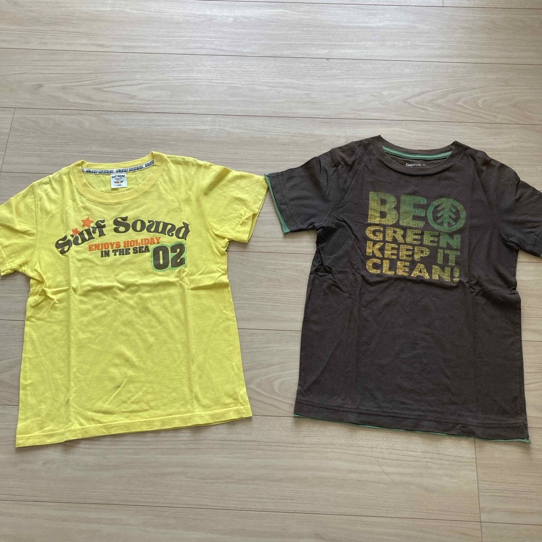 GAP Kids(ギャップキッズ)のTシャツ2枚　140cm キッズ/ベビー/マタニティのキッズ服男の子用(90cm~)(Tシャツ/カットソー)の商品写真