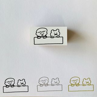 訳あり【R5】ぼくとコポン太のひと言はんこ♡·*゜(はんこ)