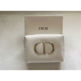 Dior - 【Dior】ディオール ノベルティポーチ  ホワイト 【新品未使用】