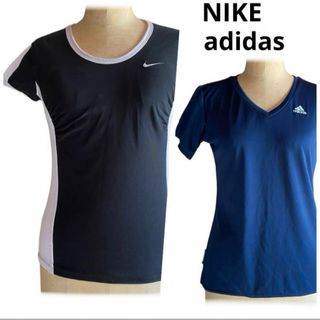 ナイキ(NIKE)のNIKE adidas スポーツ トレーニングウェア レディースTシャツ セット(その他)