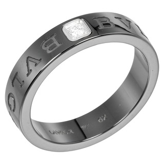 ブルガリ(BVLGARI)の【BVLGARI】ブルガリ ブルガリ・ブルガリ K18ホワイトゴールド×セラミック×ダイヤモンド 19.5号 約4.39g レディース リング・指輪(リング(指輪))
