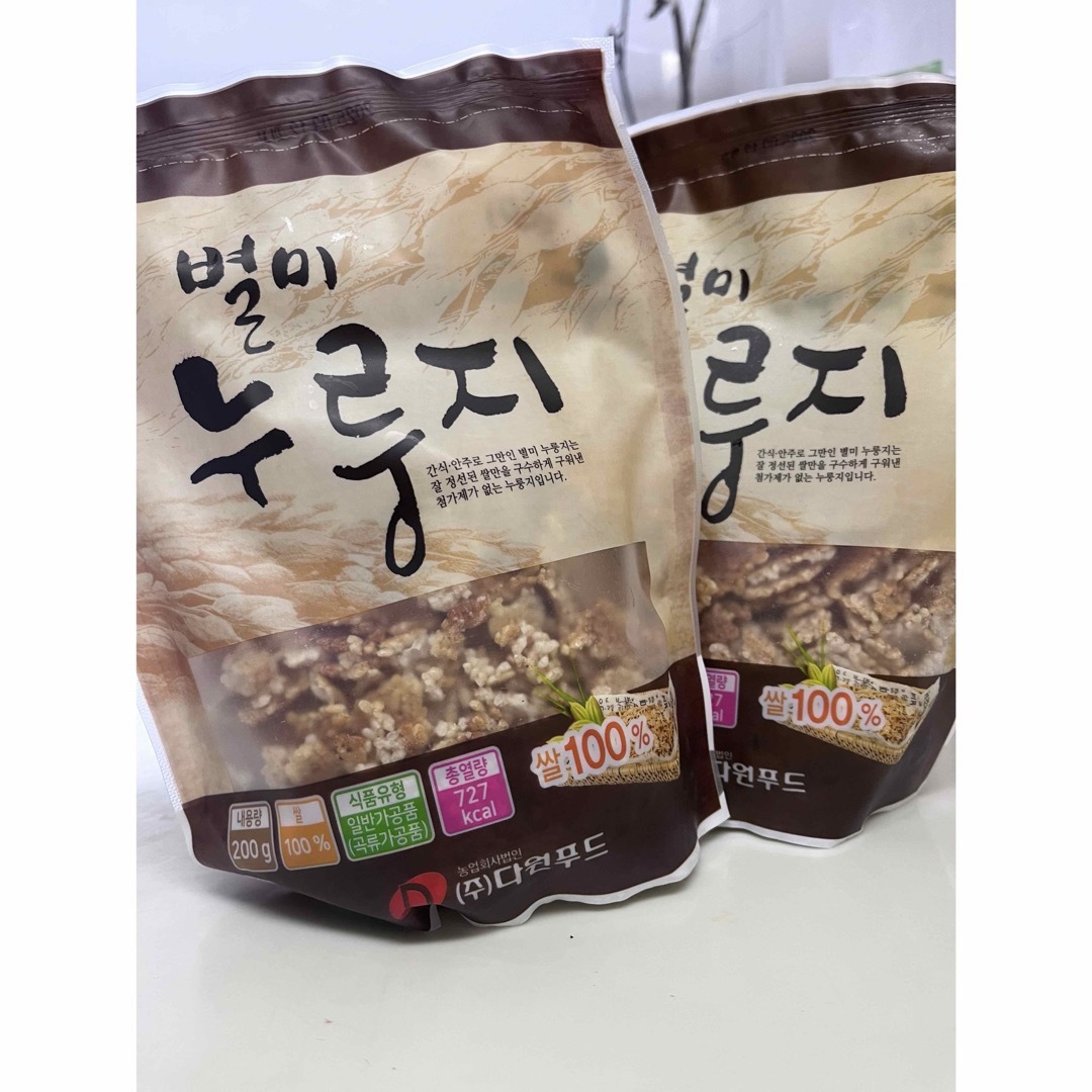 別味 ヌルンジ(おこげ) 200g x2個 韓国おこげ 食品/飲料/酒の食品(米/穀物)の商品写真