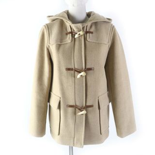 美品★BURBERRY LONDON バーバリーロンドン FN034-840 トグルボタン・フード付 ショートダッフルコート ベージュ 40 正規品 レディース(ダッフルコート)