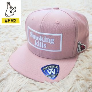 エフアールツー(#FR2)の美品　FR2　梅　スモーキングキルズ　smokingkills　キャップ　ピンク(キャップ)