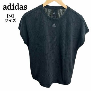 アディダス(adidas)のH56 アディダス CLMALITE Tシャツ 半袖 黒 無地 M Uネック(Tシャツ/カットソー(半袖/袖なし))