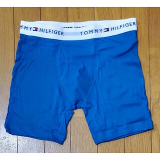 トミーヒルフィガー　新品　メンズ　ボクサーパンツ(ロゴ/ブルーS)