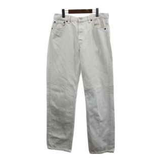 リーバイス(Levi's)の90年代 USA製 Levi's リーバイス 501 デニムパンツ ホワイト (メンズ W36 L32) 中古 古着 Q7239(デニム/ジーンズ)