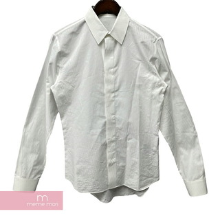 Dior - Dior Oblique Cotton Jacquard Long Sleeve Shirt 013C502A4743 ディオール オブリークコットンジャカードロングスリーブシャツ 長袖 総柄ロゴ ホワイト サイズ37【240518】【中古-A】【me04】