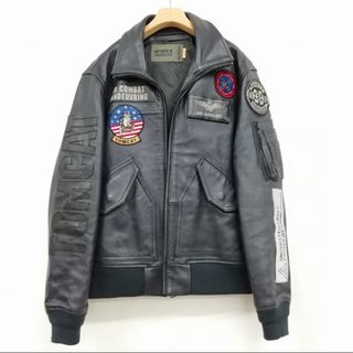 アヴィレックス(AVIREX)のCWU LETHER JKT TOP GUN　レザージャケット  M (レザージャケット)