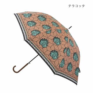 アフリカンプリント 長傘 エスニック アジアン小物 【晴・雨兼用】梅雨(傘)