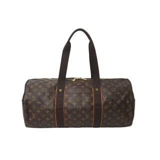 LOUIS VUITTON - 極美品 LOUIS VUITTON ルイ ヴィトン スポーティ ボブール モノグラム キャンバス ボストンバッグ 筒型 M97036 ブラウン 中古 63620