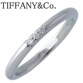 ティファニー(Tiffany & Co.)のティファニー ダイヤ リング クラシック バンド フォーエバー 3PD 9号 幅2.0mm Pt950 ショップカード(2023年) 新品仕上げ済 TIFFANY【17378】(リング(指輪))