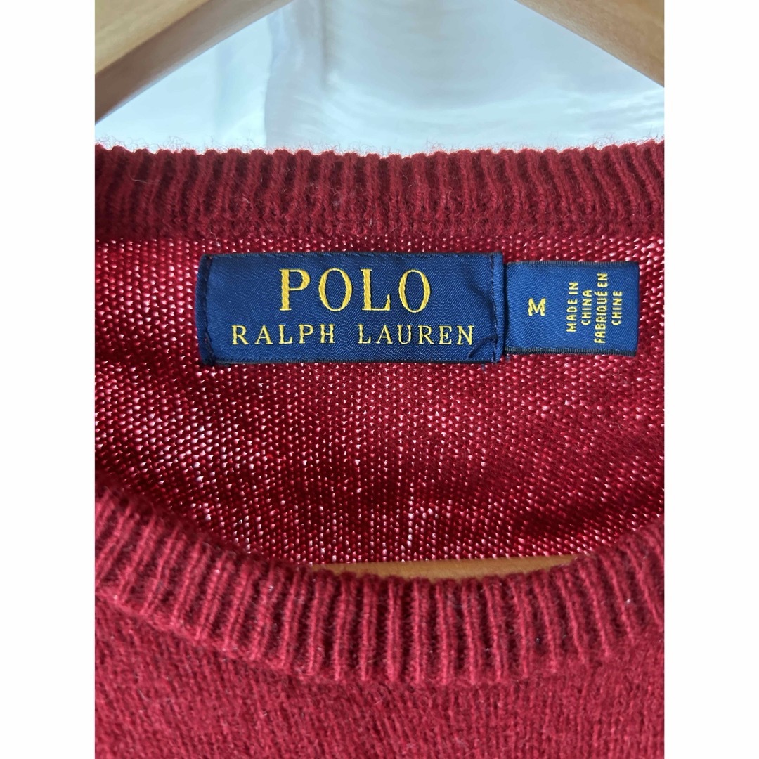 POLO RALPH LAUREN(ポロラルフローレン)のPOLO ポロラルフローレン ニット レッド メンズのトップス(ニット/セーター)の商品写真