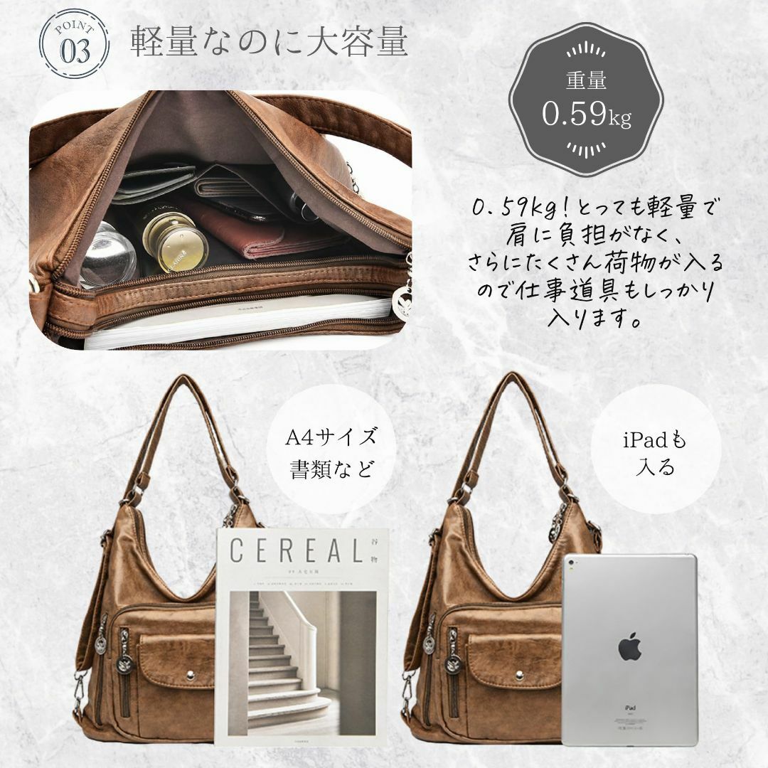 【色: ブラック】[TochiKochi] トッチコッチ ショルダーバッグ レデ レディースのバッグ(その他)の商品写真