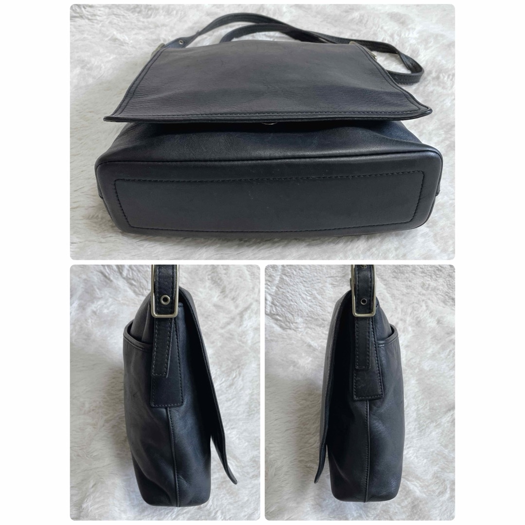 COACH - 希少 オールドコーチ メンズ フラップ オールレザー COACH - 希少 オールドコーチ メンズ フラップ オールレザー