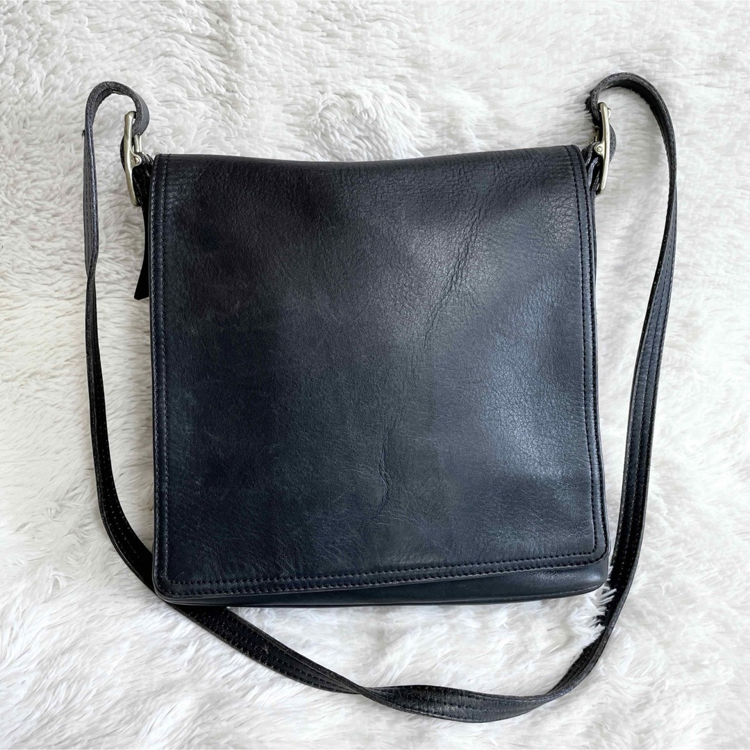 COACH - 希少 オールドコーチ メンズ フラップ オールレザー COACH - 希少 オールドコーチ メンズ フラップ オールレザー