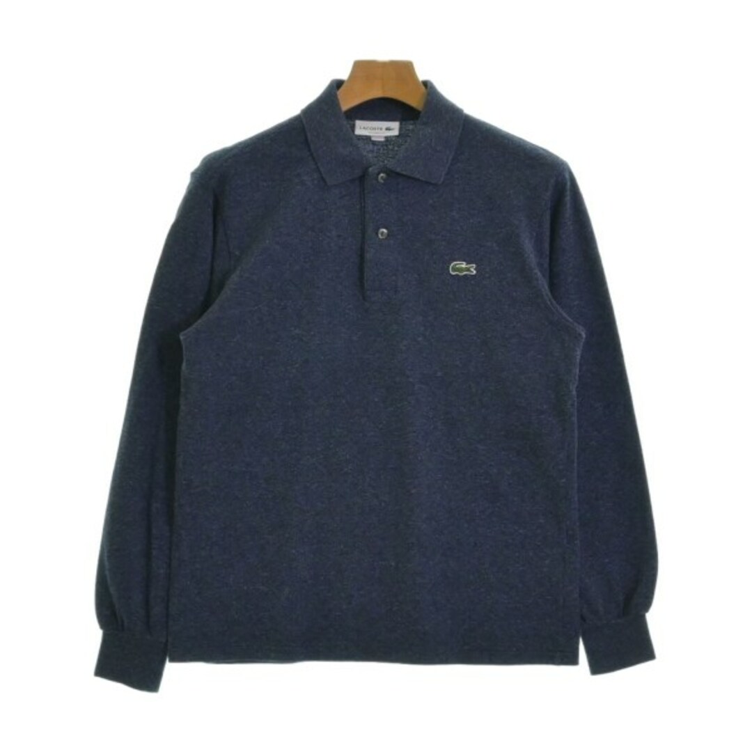 LACOSTE(ラコステ)のLACOSTE ラコステ ポロシャツ 2(S位) 紺 【古着】【中古】 メンズのトップス(ポロシャツ)の商品写真