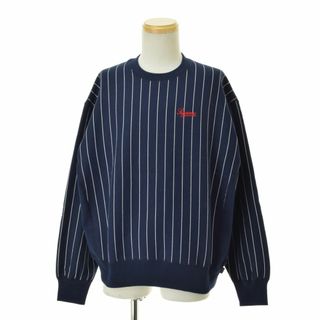 シュプリーム(Supreme)の【SUPREME】24SS Pinstripe Crewneck 長袖スウェット(スウェット)