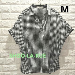 SHOO・LA・RUE - SHOO-LA-RUE  ドルマン スキッパーシャツ   ギンガムチェック