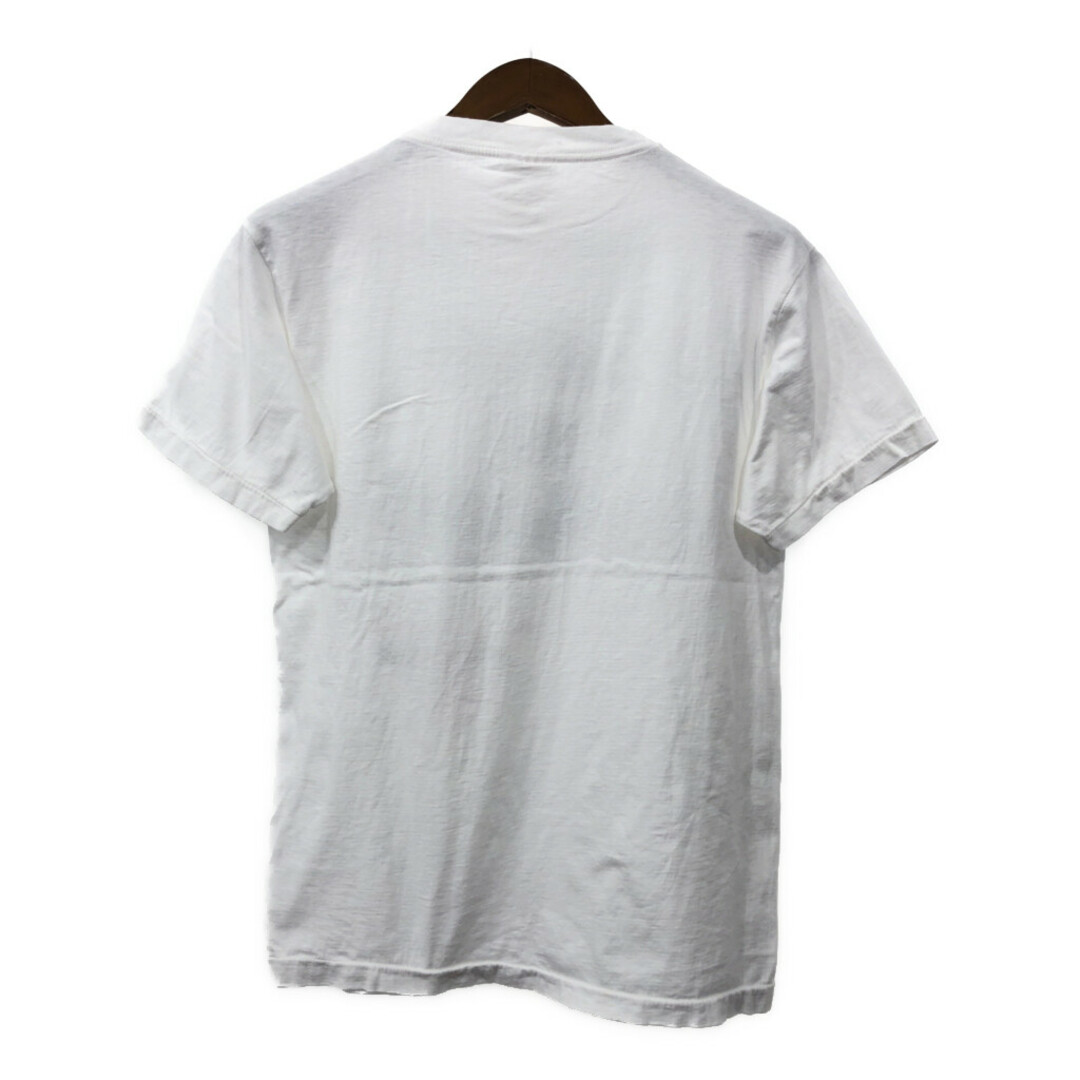90年代 CARIBBEAN DREAM BUD LIGHT 半袖Ｔシャツ シングルステッチ 企業ロゴ ホワイト (メンズ L) 中古 古着 Q7258 メンズのトップス(Tシャツ/カットソー(半袖/袖なし))の商品写真