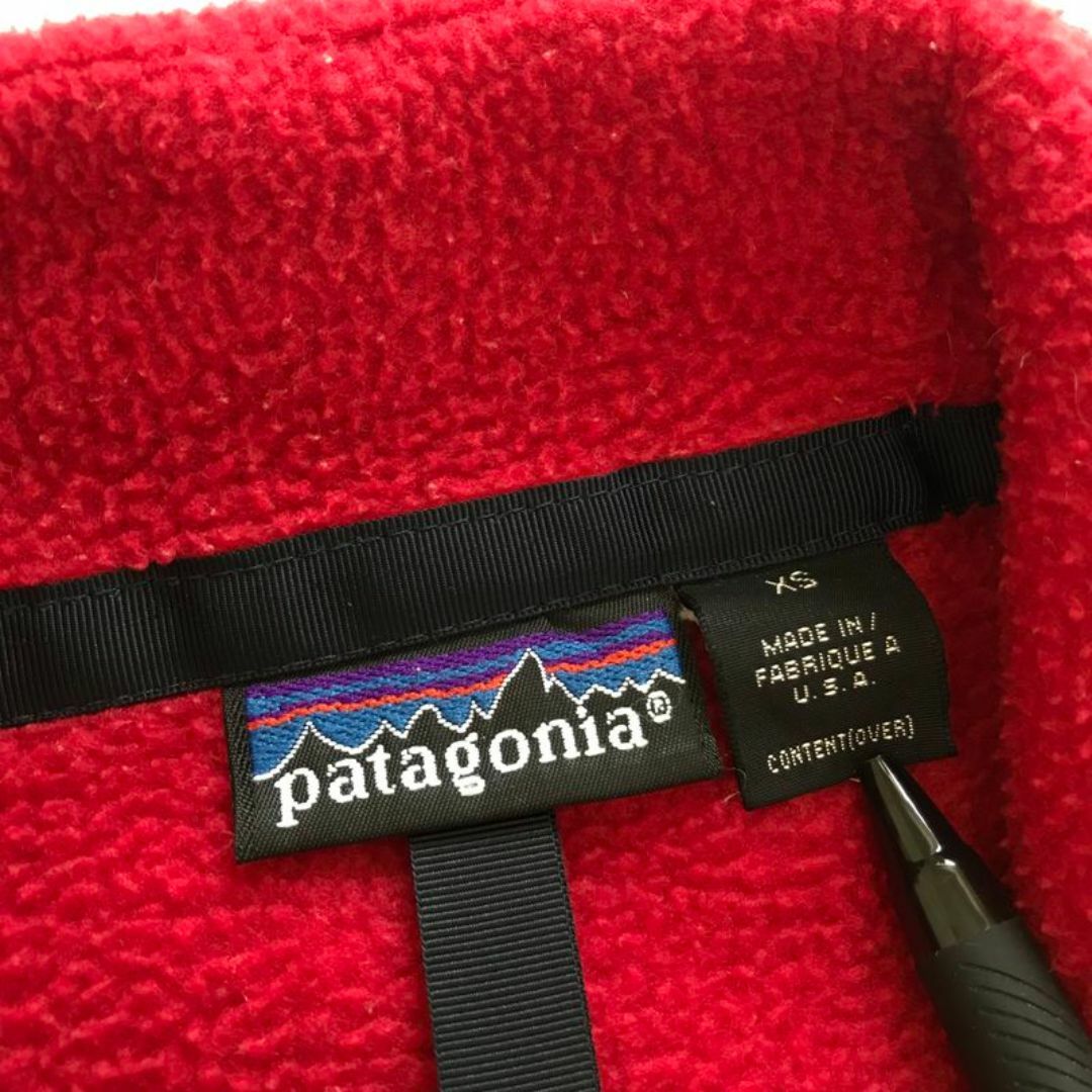 patagonia(パタゴニア)のUSA製 92年製 Patagonia パタゴニア フリースジャケット XS 赤 レディースのジャケット/アウター(ブルゾン)の商品写真