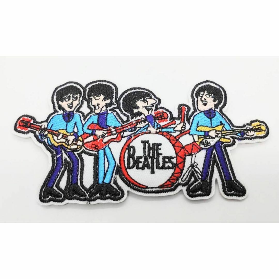 ザ・ビートルズ　メンバー　ロックバンド　ワッペン　アップリケ　のり付き　刺繍 ハンドメイドの素材/材料(その他)の商品写真