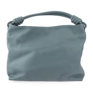 ロエベ(LOEWE)のLOEWE ロエベ  フラメンコ ホーボー スモール ハンドバッグ 334.30.L44   カーフレザー ライトブルー系   ショルダーバッグ トートバッグ 【本物保証】(ハンドバッグ)