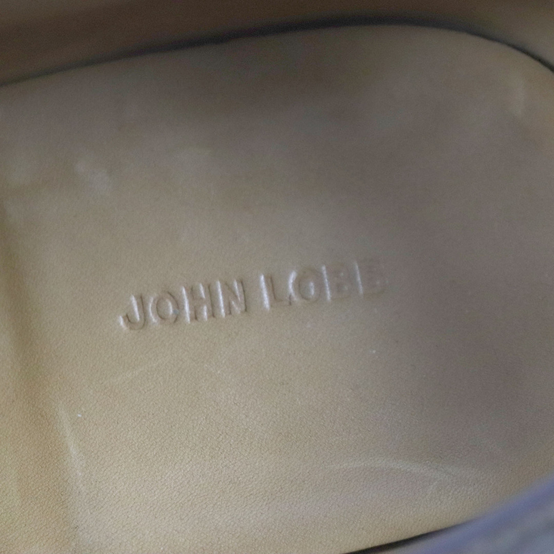 JOHN LOBB(ジョンロブ)の良品▼John Lobb ジョンロブ WILLIAM スウェード レザー ダブルモンクストラップ ストレートチップ ドレスシューズ ダークブラウン シルバー金具 8 保存袋付き イングランド製 メンズ メンズの靴/シューズ(ドレス/ビジネス)の商品写真