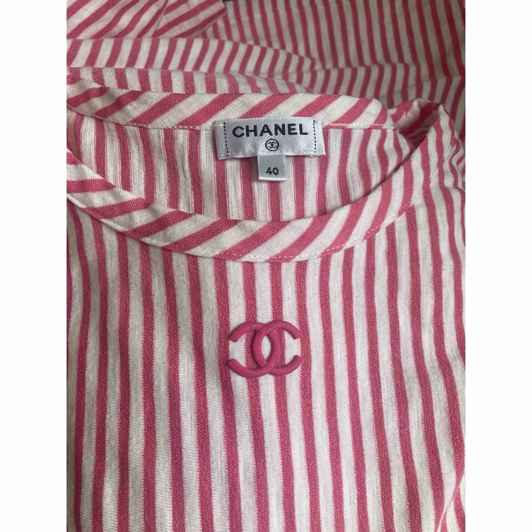 CHANEL(シャネル)のシャネル♥️ココマーク ボーダー Tシャツ カットソー メンズのトップス(Tシャツ/カットソー(半袖/袖なし))の商品写真