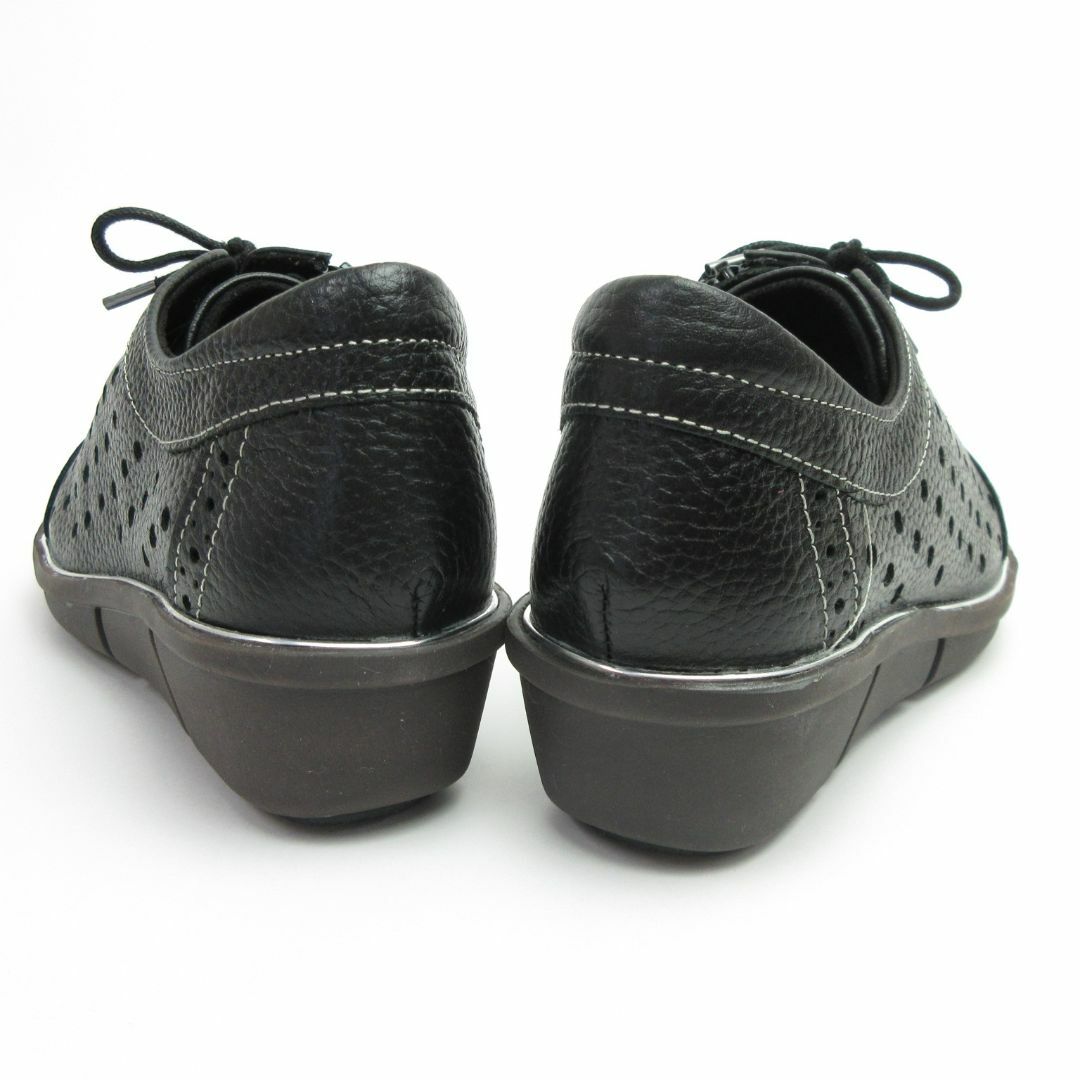 新品23.0CM♡本革パンチングコンフォートスニーカー レディースの靴/シューズ(ローファー/革靴)の商品写真