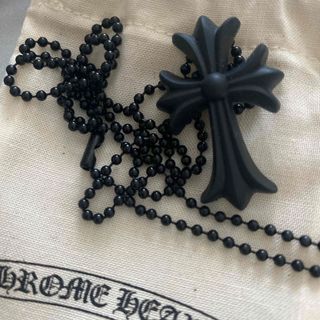 クロムハーツ(Chrome Hearts)のCHROME HEARTS Silicone Rubber Necklace 黒(ネックレス)