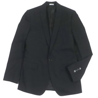 ドルチェアンドガッバーナ(DOLCE&GABBANA)の美品▼DOLCE&GABBANA ドルチェ＆ガッバーナ MARTINI 黒タグ シングル テーラードジャケット ブラック 44 ハンガー付き イタリア製 正規品 メンズ(テーラードジャケット)