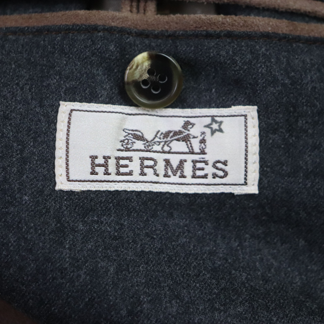 HERMES - 美品▽HERMES エルメス ゴートレザー ジップアップ HERMES - 美品▽HERMES エルメス ゴートレザー ジップアップ