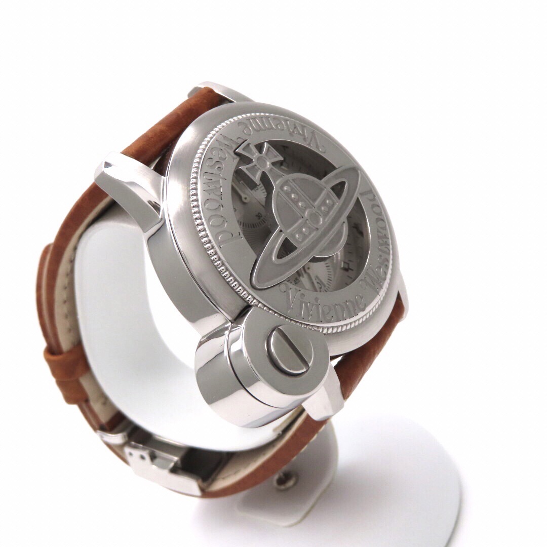 Vivienne Westwood(ヴィヴィアンウエストウッド)の【ヴィヴィアン・ウエストウッド 時計】CAGE’ORB クロノグラフ☆極美品☆ メンズの時計(腕時計(アナログ))の商品写真