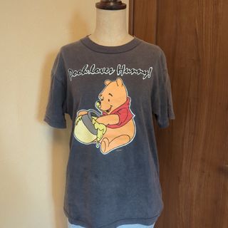 ディズニー(Disney)のMICKEY&CO ディズニー プーさん アメリカ製　古着 Tシャツ 160／X(Tシャツ(半袖/袖なし))