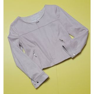 プロポーションボディドレッシング(PROPORTION BODY DRESSING)の〈ﾌﾟﾛﾎﾟｰｼｮﾝﾎﾞﾃﾞｨﾄﾞﾚｯｼﾝｸﾞ〉ノーカラージャケット(ノーカラージャケット)