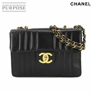 シャネル(CHANEL)の新品同様 シャネル CHANEL マドモアゼル チェーン ショルダー バッグ キャビアスキン レザー ブラック ゴールド 金具 VLP 90219068(ショルダーバッグ)