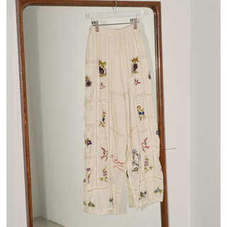 TODAYFUL - TODAYFUL☆Embroidery Patchwork Trousers