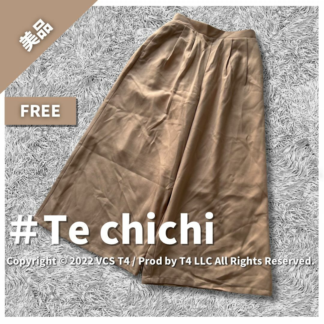 Techichi(テチチ)の【美品】テ チチ カジュアルパンツ FREE ピンク ウエストゴム ✓3006 レディースのパンツ(カジュアルパンツ)の商品写真