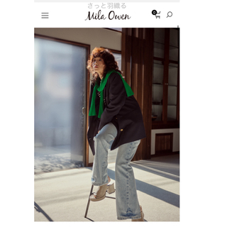 Mila Owen - MilaOwenミラ オーウェン　定番紺ブレ 金釦ダブルブレストジャケット 