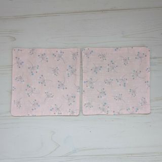 ミニガーゼハンカチ　花柄(外出用品)