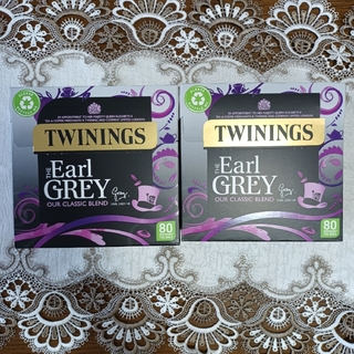 【大容量160包】英国トワイニング アールグレー　紅茶　 80包入り×2(茶)