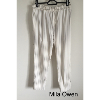 ミラオーウェン(Mila Owen)のMila Owen ストライプパンツ(カジュアルパンツ)