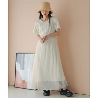 ローリーズファーム(LOWRYS FARM)の【2点set】LOWRYS FARM チュール＊カット２Ｐワンピース(ロングワンピース/マキシワンピース)