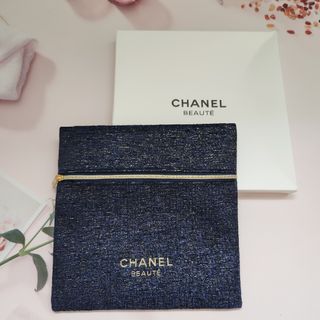 シャネル(CHANEL)の【新品】CHANEL　シャネル ノベルティポーチ 2023 ネイビー(ポーチ)