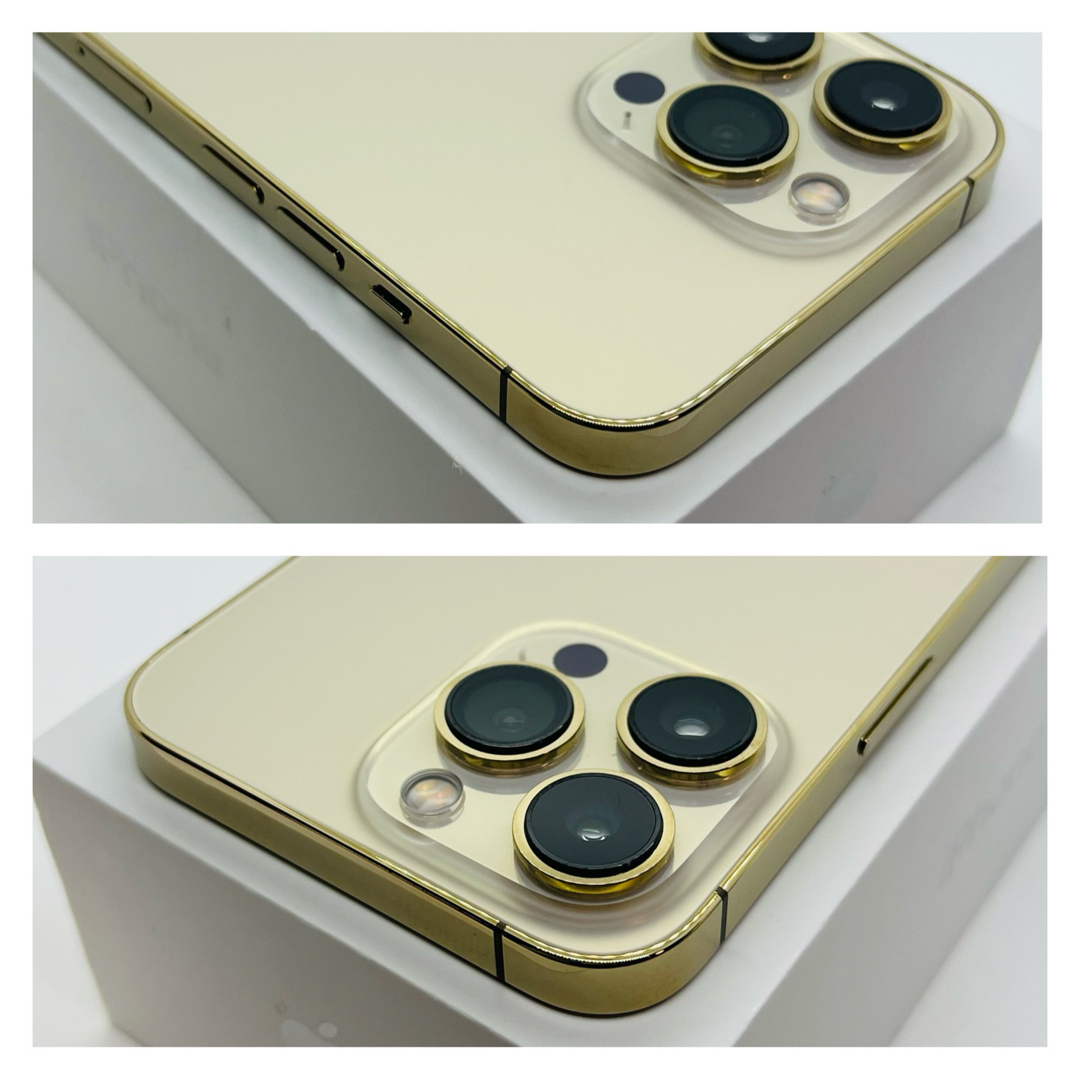 iPhone(アイフォーン)の未使用　iPhone 13 pro 128 GB Gold SIMフリー　本体 スマホ/家電/カメラのスマートフォン/携帯電話(スマートフォン本体)の商品写真