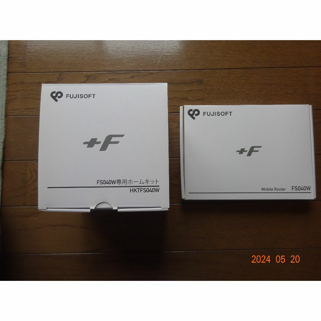+F FS040W　モバイルルータ　+専用ホームセット